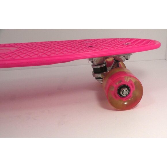 Beleev 22" Pink Skateboard (Penny Style) With Wheels Smoother Than Your Dance Mo - Picture 3 of 10